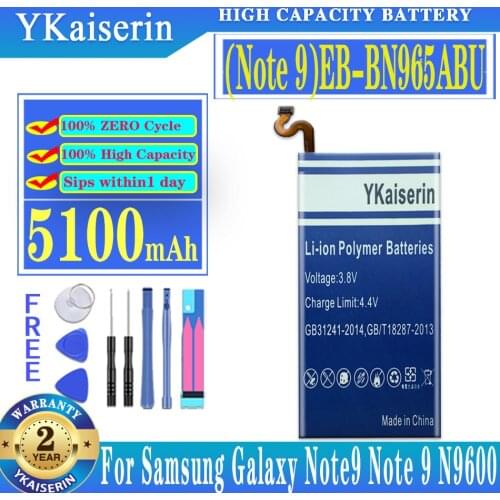 YKaiserin Samsung Galaxy Note 9 Batteries