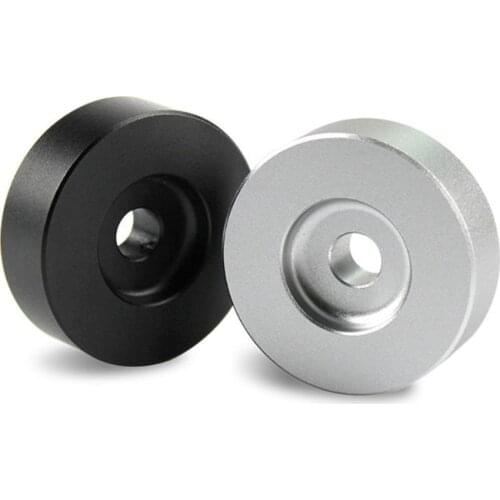 Record Turntable Adapter 45 RPM Aluminum Silver for 7\" Vinyl Technics SL1200 Ser 95AF