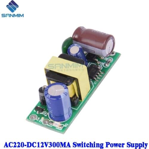 SANMIN AC220V-DC12V 300MA 3W Power supply Isolated switch power supply module 220 to 12v bare board PLB03A12V