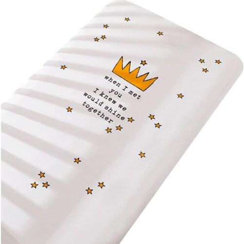 Baby Bed Bedding Bed Sheets Mattress Crib Bedding Baby Cover Bed Mat Cover Cotton Cartoon Comfortable Soft 120X65cm BHS002