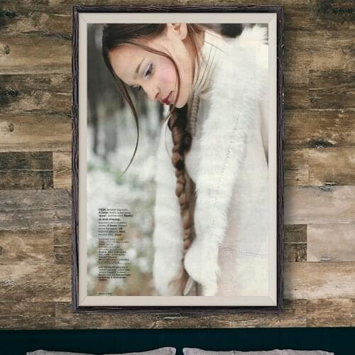 E301 Cosmopolitan Russia February My Scan Sexy Model Movie Star Wall Silk Cloth Poster Art Home Decoration Gift