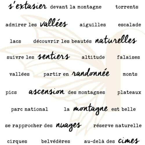 French Transparent Clear Silicone Stamp Seal for DIY scrapbooking photo album Decorative clear stamps A1037