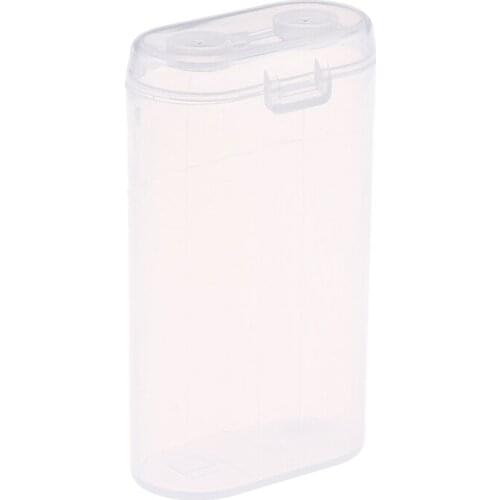 Hot1PC 18650 Battery Portable Waterproof Clear Holder Storage Box Transparent Plastic Safety Case for 2 Sections 18650 Wholesale