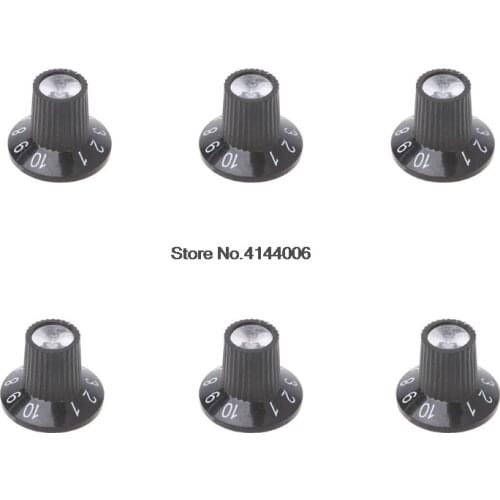 Knob Button Guitar Amplifier AMP Volume Tone Control Knob Skirted Aluminum For FD Parts Drop Ship