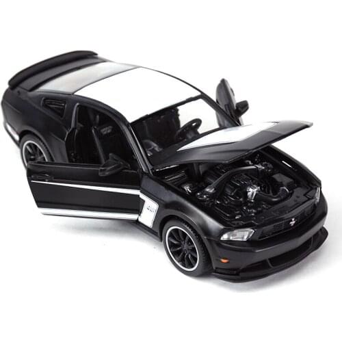 1:24 Ford Mustang Boss 302 Sports Car Static Die Cast Vehicles Collectible Model Car Toys