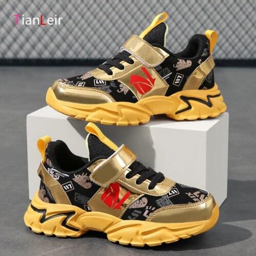 2021 High Quality Fashion Children Sneakers Boys Shoes Light Kids Shoes For Boy Casual Sport Running Leather Child Shoes Enfant