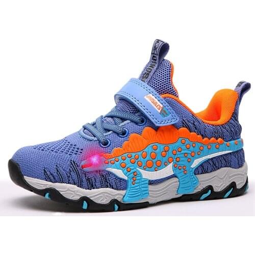 Boys Sneaker Kids Led Shoes Spring Autumn Dinosaur Shoes Children Toddler Baby Shoes Kids Shoes Boys