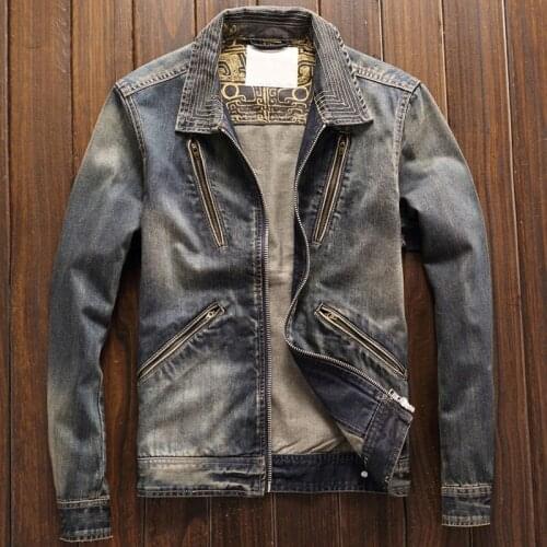 European Style Male Dress Suit Denim Coats XXXL Loose Fit Punk Style Mens Jeans Overcoats Host Mens Wedding Jackets Coats A196