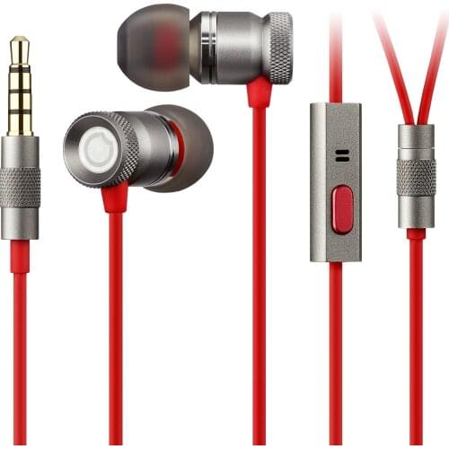 GGMM Nightingale earphone Stereo Bass In-Ear 3.5MM Wired Earphones Metal HIFI Earpiece with MIC for smart phones