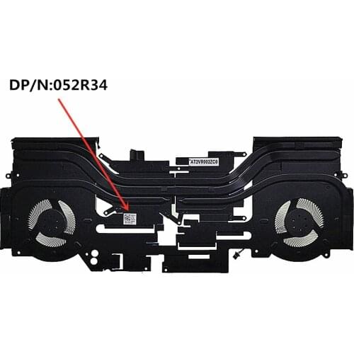 New Laptop CPU cooling Radiator Heatsink&Fan for Dell Alien-ware M15 15 R3 052R34 AT2VR002ZC0 0H0YNP AT2VR001FAL 0Y44N6