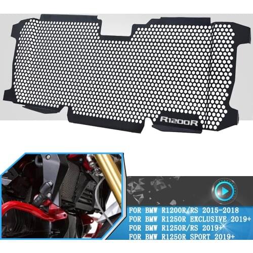 For BMW R1200R/RS 2015-2018 Motorcycle Radiator Grille Guard Cover Aluninum Water Tank Protect R 1250 R Exclusive/Sport/RS 2019