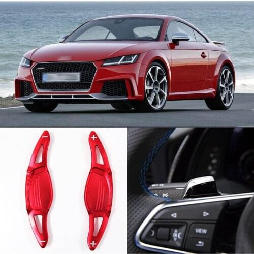 Savanini Alloy Add-On Steering Wheel DSG Paddle Shifters Extension For Audi TT RS 2016-17/R8 2016-2017/RS3 2017