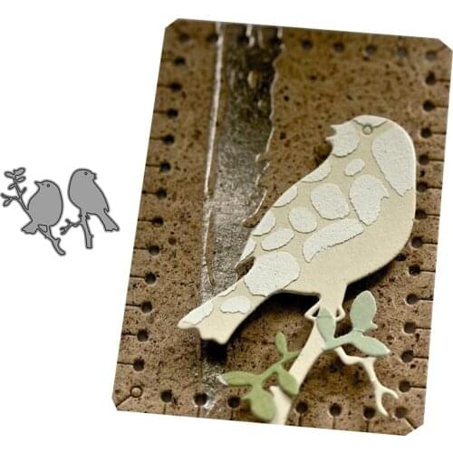 CH Two Birds Cutting Dies Carbon steel Metal Cutting Dies Scrapbooking Decorative Paper Cards Template