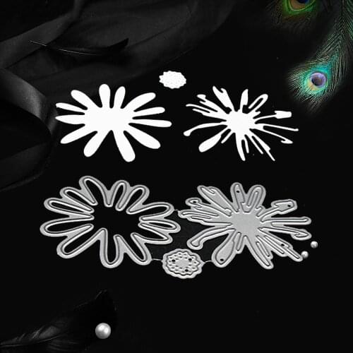 Daisy Flower Dies Metal Cutting Dies Scrapbooking Bloom Die Cut for Card Making DIY Album Embossing Craft New 2019
