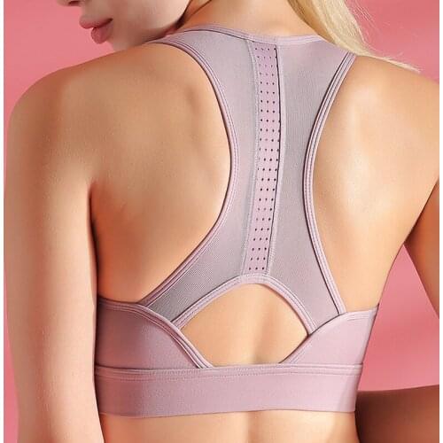 High Support Sports Wear for Women Gym Lace Top Gym Brassiere Fitness Sport Vest Seamless Push Up Padded Yoga Bra Sportswear