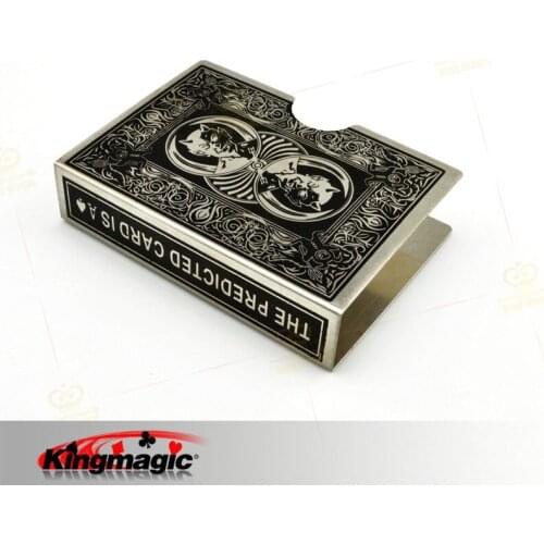Steel Devil Card Protector Magic Trick King Magic Toys Magic props