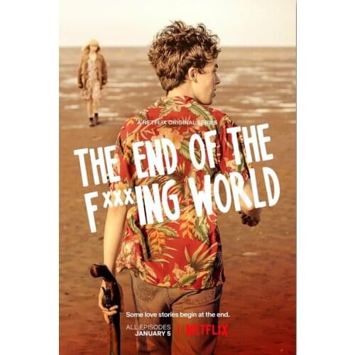 The End of the Fing World Netflix TV Series Show Art Film Print Silk Poster Home Wall Decor 24x36inch