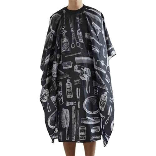 Pattern Cutting Hair Waterproof Cloth Salon Barber Cape Hairdressing Hairdresser Apron Haircut Hair Dyeing Cloth 150*120CM