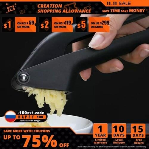 Xiaomi HUOHOU Kitchen Garlic Presser Manual Garlic Crusher Kitchen Tool Micer Cutter Squeeze Tool Fruit&Vegetable