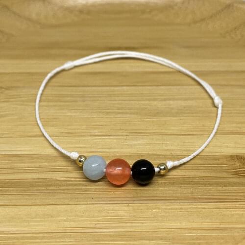 Women Handmade Bracelets Love Summer Thread with Gold Plated Jewelry 2021 Fashion Natural Stones Accessories Gift Wholesale