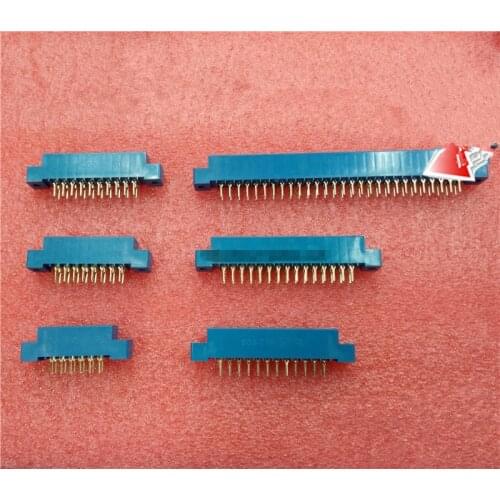 1PCS 805 Series 3.96mm Pitch Card Edge Connector Blue for PCB Board