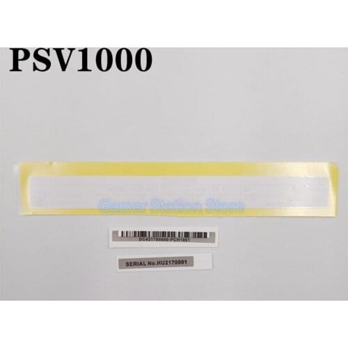 10sets New Back Shell Lables Stickers Replacement for PS Vita 1000 for PSV 1000 PSV1000 PCH-1001 Repair Parts
