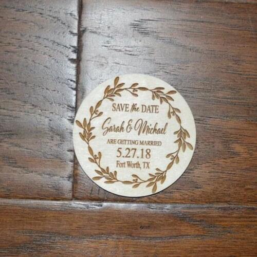 Custom 20pcs Personalized Save The Date wedding thank you card wedding invitation card