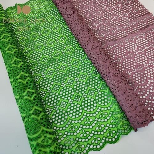 2020 High Quality Swiss voile lace in Switzerland Dry Lace Cotton Lace For Nigerian Guinea Evening Party Dress Dry Lace Material