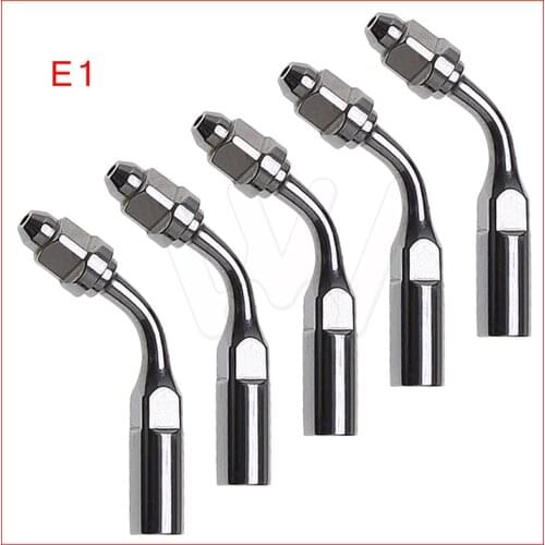 5pcs E1 Original woodpecker 120 Angle Endodontics Tip Files Holder E1 For Woodpecker EMS Dental Scaler Handpiece Original