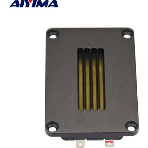 AIYIMA 3 Inch Aluminum Ribbon Tweeter Speaker 4 Ohm 30W Treble Loudspeaker Home Theater Type High Altavoz DIY Home Theater