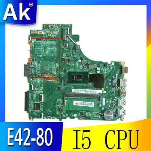 Akemy For Lenovo E42-80 V310-14ISK V310-14IKB DA0LV6MB6F0 Notebook Motherboard CPU I5 DDR4 4G RAM 100% Test Wor