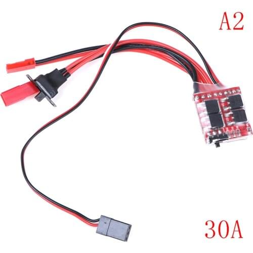 ESC Motor Speed RC ESC 2KHz Forward Reverse Brush Brake RC 2S For Controller Boat Car Prototank Top Regulator 20A ESC 30A