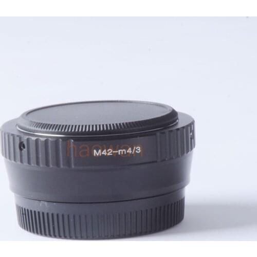M42-m43 Focal Reducer Speed Booster Turbo adapter for 42mm m42 Lens to panasonic m4/3 camera GF6 GX7 gh4 gh5 EM5 EM1 em10 E-PL5