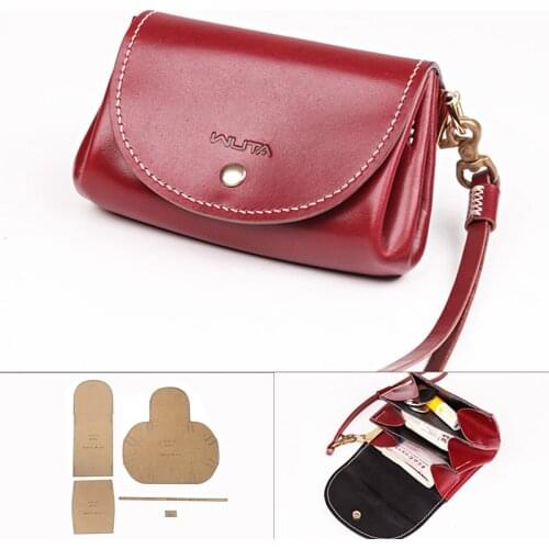 WUTA 957 Original Design Small Clutch Bag Kraft Paper Template Ladies Mini Handbag Model