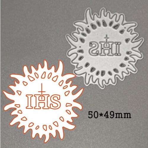 Metal Cutting Dies Etched Religion Cross Frame 2020 New Crafts Die Stencil For DIY Scrapbooking Paper Cards Embossing Die