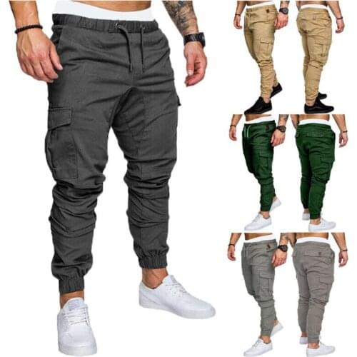 Men cargo sweatpants for men 2020 street Joggers Pants Summer 2020 Mens Ankel Pants Male Spring Streetwear Overalls Sweatpants