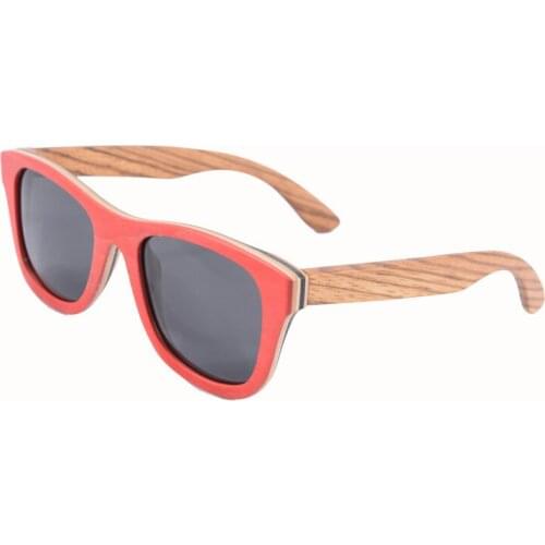 New Hot Sale Products Bamboo Sunglasses Retro Vintage Wood Lens Wooden Frame Handmade glasses box case Men Women Glass z68004