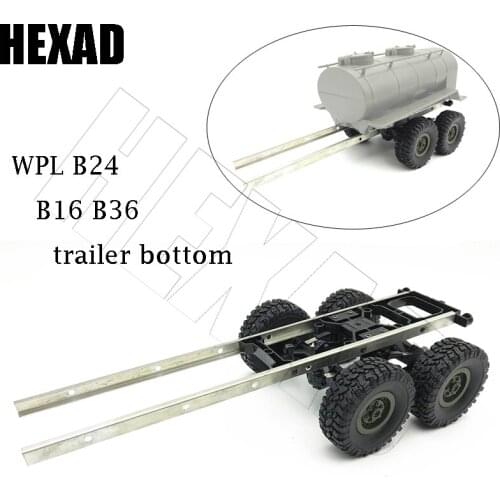 Original WPL B24 B16 B36 Ural 1/16 2.4g 6WD RC Car Military Truck Rock Fuel Tank Trailer Replacement Chassis DIY Parts