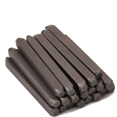 20Pcs 4mm Steel Punches Flower Leaf Stamps Jewelry Making Metal Stamping Tools