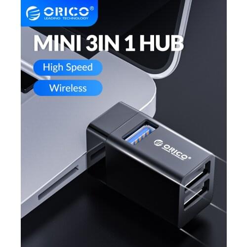 ORICO Wireless 3 in 1 USB 3.0 Hub Splitter 3-port High Speed Laptop Extender for Desktop Laptop macbook pro
