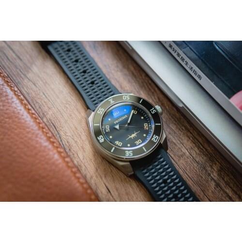 Proxima PX02 Samurai Homage Stainless Steel Diver Aviator Dial Full Luminous Marine Master