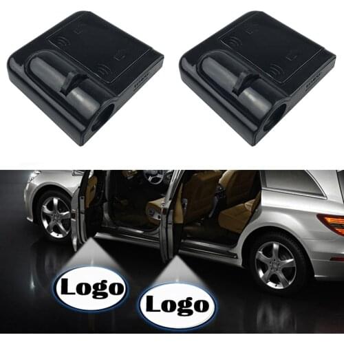 1PCS NEW Wireless Led Car Door Welcome Laser Projector Logo Ghost Shadow Night Lights Car Styling for A-udi Car Accessories Kits