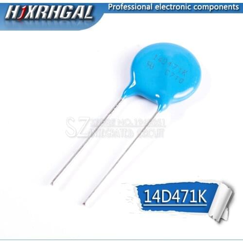 1PCS varistor 14D471K 470V piezoresistor 14D471 hjxrhgal