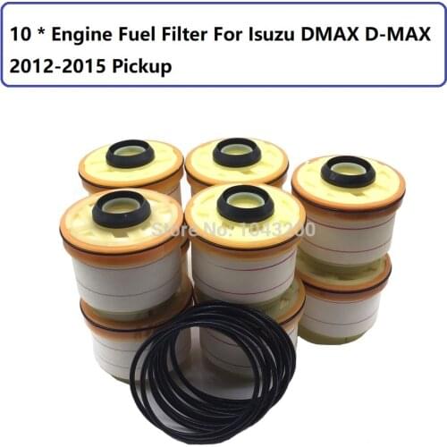10 x For Isuzu Dmax Rodeo for Toyota Lexus Genuine Engine Fuel Diesel Filter D-max Pickup 12-17 OE# 23390-0L010 / 8-98159693-0