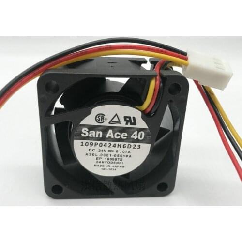 109p0424h6d23 fan 24V 0.07a 4cm detection alarm a90l-0001-0551#a