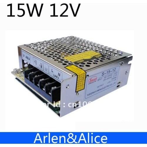 15W 12V Single Output Switching power supply for LED Strip light