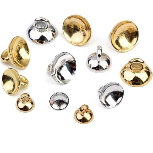 200pcs/lot 6-10mm CCB Beads End Caps Connector Space Bail Beads For DIY Necklace Jewelry Making Handmade Supplies Accessories