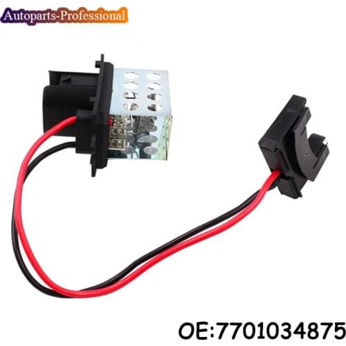 7701034875 27100-00QAC New Car Blower Fan Motor Heater Resistor 5Pins For Renault Clio MK1 & Kangoo car accessories