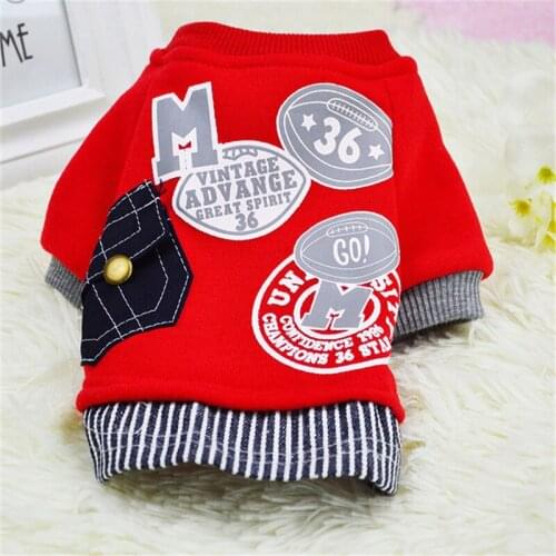 AHUAPET Puppy Hoodies Bulldog With Small Dog Pocket Sweater Pets Articles Thickening Warm Puppy Clothes Xxl Dog Costumes E