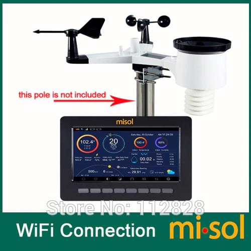 Wireless weather station connect to WiFi, upload data to web (wunderground)